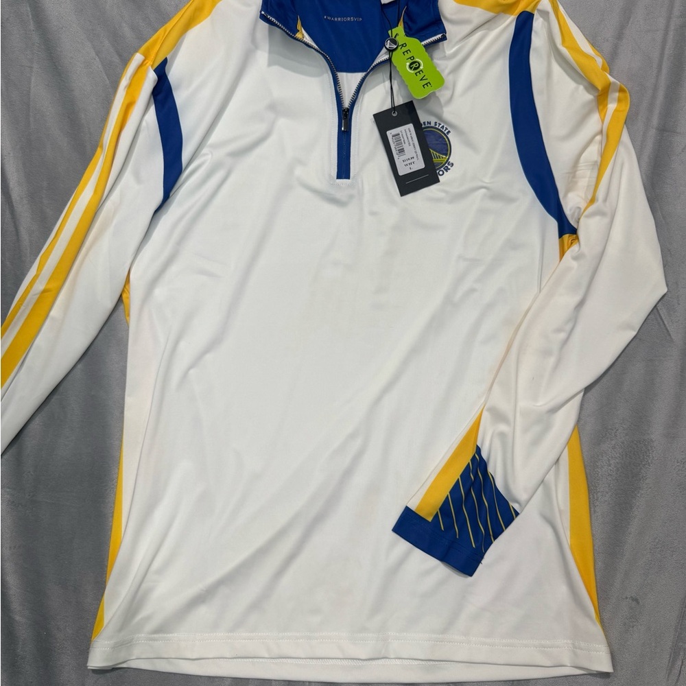 Reprieve Golden State Warriors NBA pullover light jacket NWT